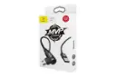 جعبه کابل شارژ USB باسئوس Type-A به Micro-USB مدل MVP Elbow با طول 1 متر