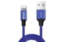کابل شارژ USB باسئوس Type-A به Lightning مدل Yiven با طول 1.8 متر آبی