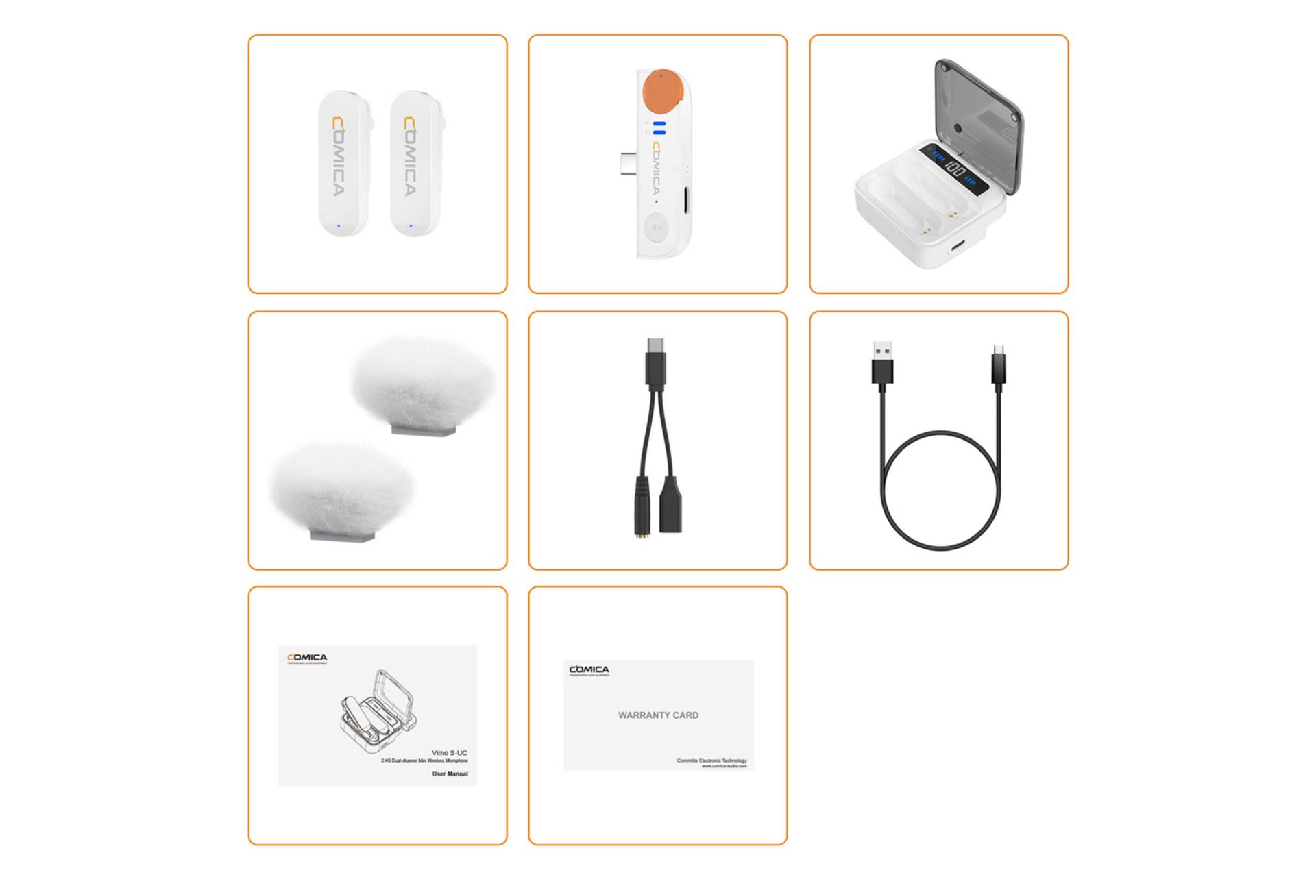 اقلام همراه میکروفون کامیکا Comica Vimo S UC