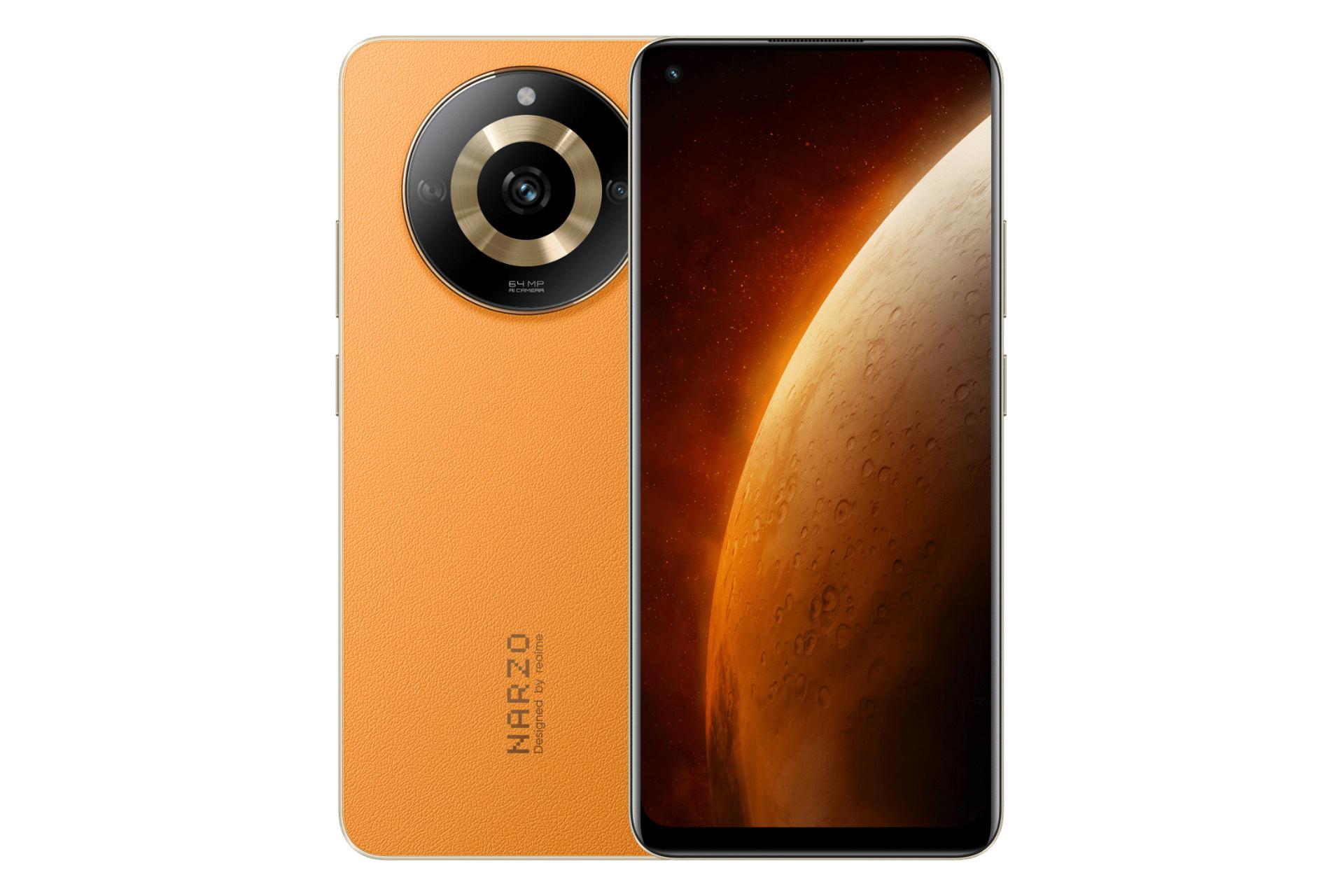 گوشی موبایل ریلمی Realme Narzo 60 نارنجی