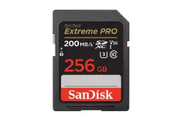 کارت حافظه سن دیسک SanDisk Extreme Pro V30 SDXC Class 10 UHS-I U3 200 MB/S 256GB