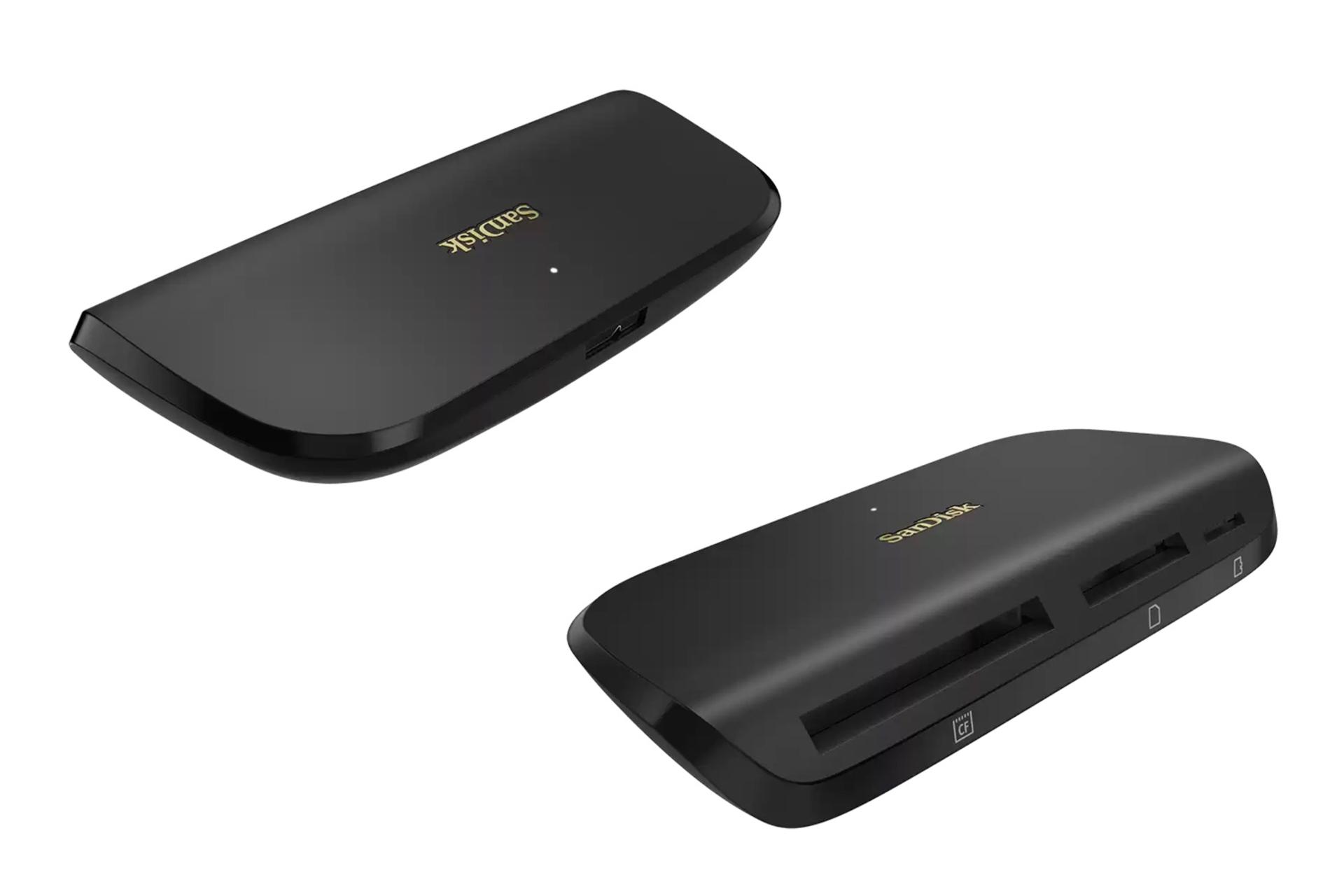نمای کناری کارت خوان سن دیسک SanDisk ImageMate PRO USB-C
