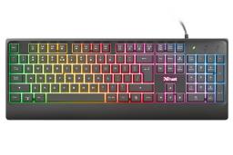 کیبورد تراست Ziva Rainbow LED نمای بالا