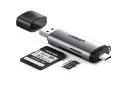 نمای کناری کارت خوان یوگرین UGREEN 2-in-1 USB C OTG