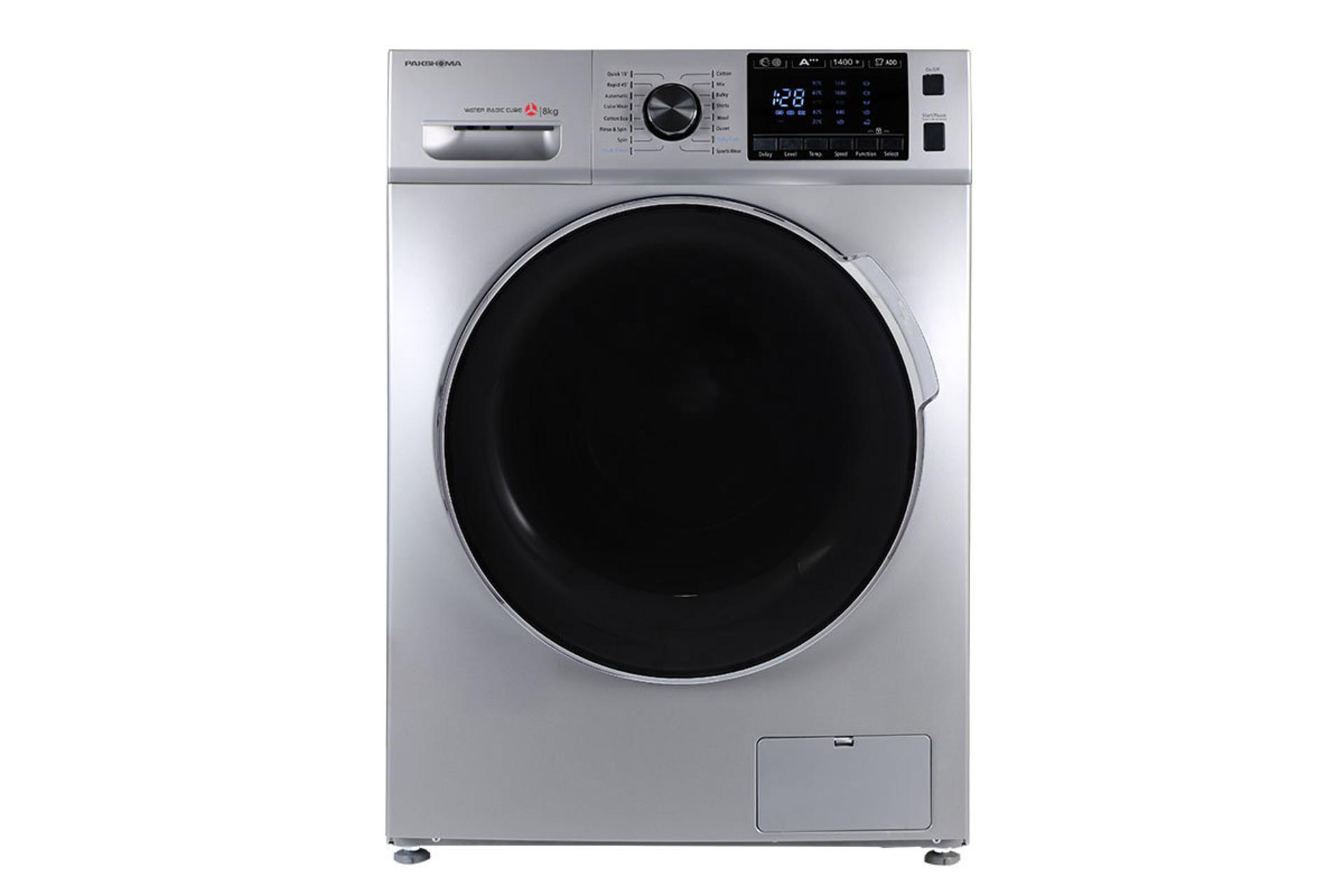 ماشین لباسشویی پاکشوما Pakshoma BWF-40801 نقره ای