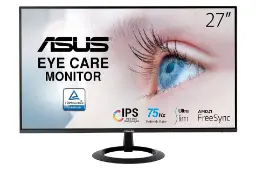 مانیتور ایسوس 27 اینچ مدل VZ27EHE نمای جلو