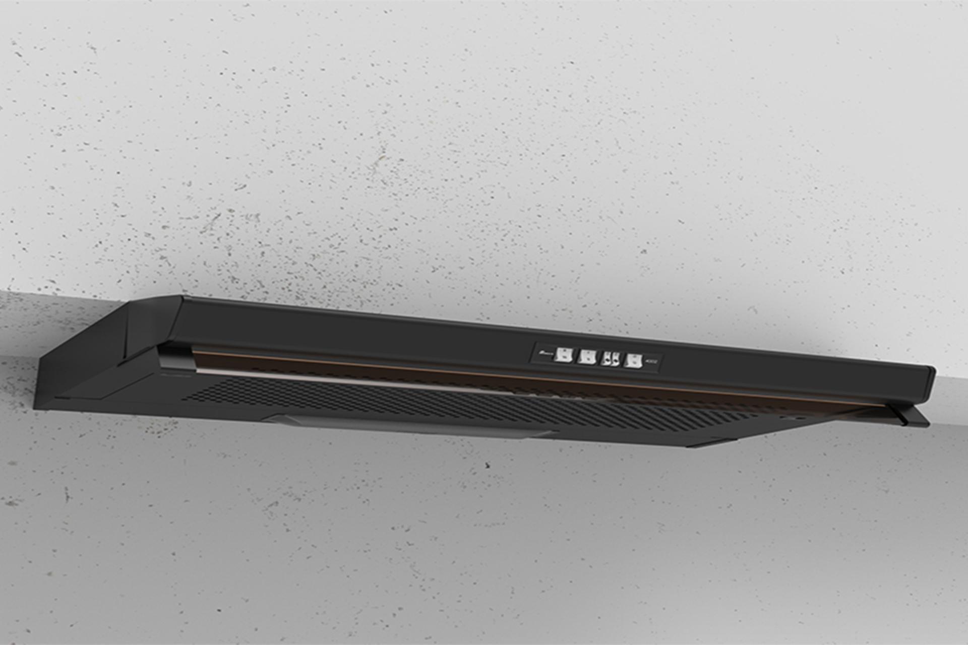 هود زیر کابینتی بیمکث مدل  black bimax-4002-90 نمای جلو