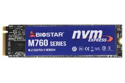 ابعاد SSD بایوستار M760 NVMe M.2 ظرفیت 256 گیگابایت