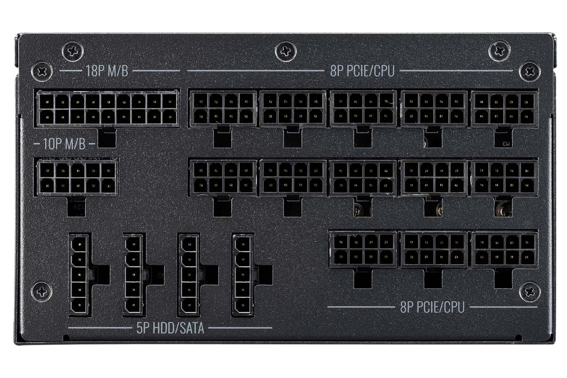 کانکتور پاور کامپیوتر کولر مستر Cooler Master M2000 PLATINUM با توان 2000 وات