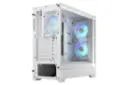 کیس کامپیوتر فرکتال دیزاین Pop Air RGB White TG Clear نمای پشت
