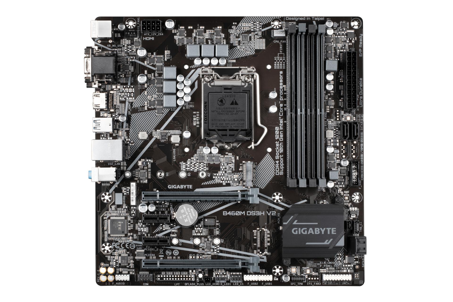 مادربرد گیگابایت GIGABYTE B460M DS3H V2 (rev. 1.0)