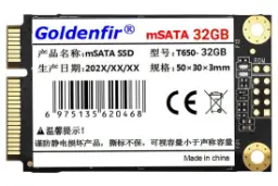 SSD گلدن فیر T650 mSATA ظرفیت 32 گیگابایت