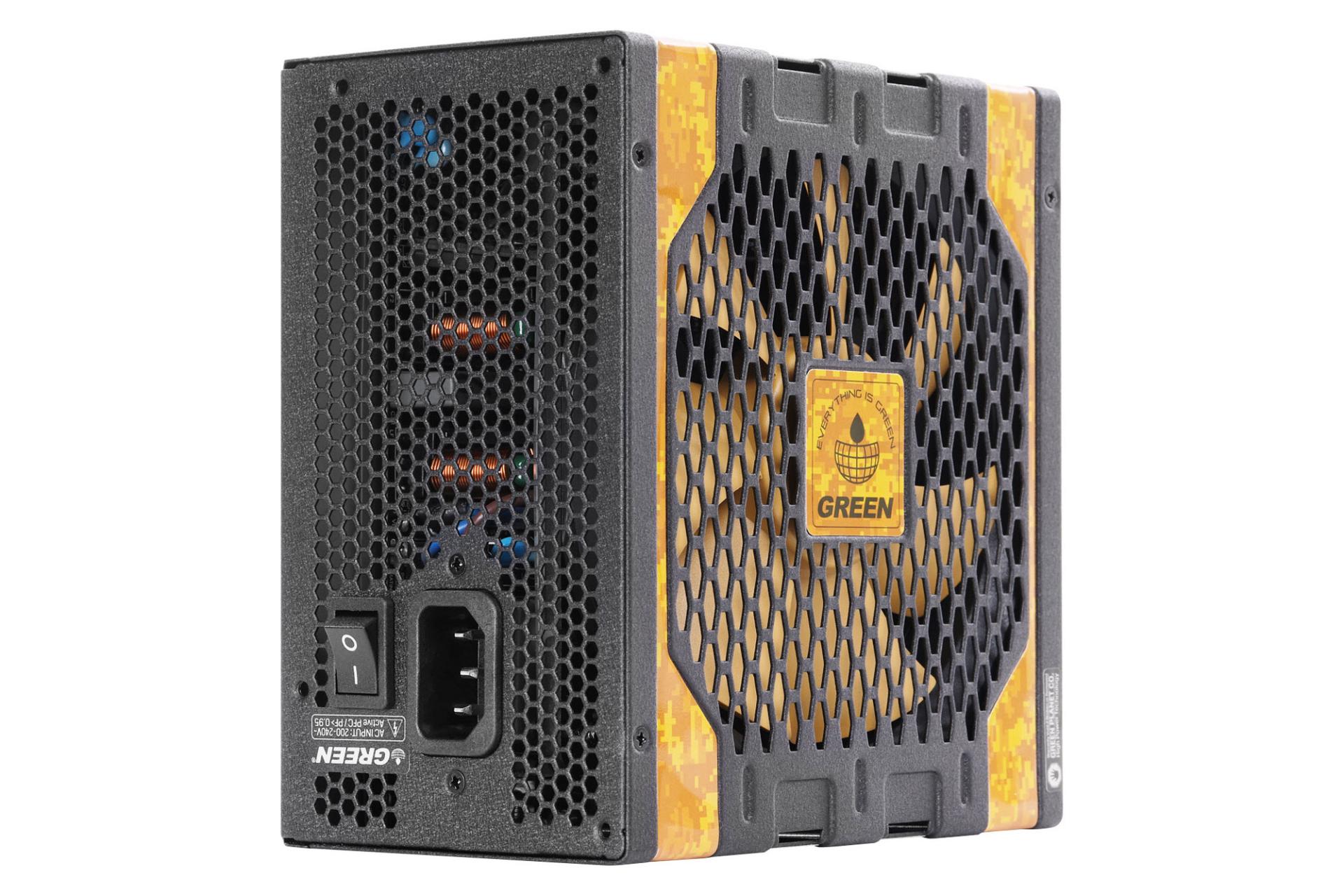 کانکتور پاور کامپیوتر گرین GREEN GP600A-UK EVO با توان 600 وات