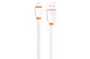 کابل شارژ USB الدینیو Type-A به Lightning مدل LS-02 با طول 2 متر