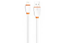کابل شارژ USB الدینیو Type-A به Lightning مدل LS-02 با طول 2 متر