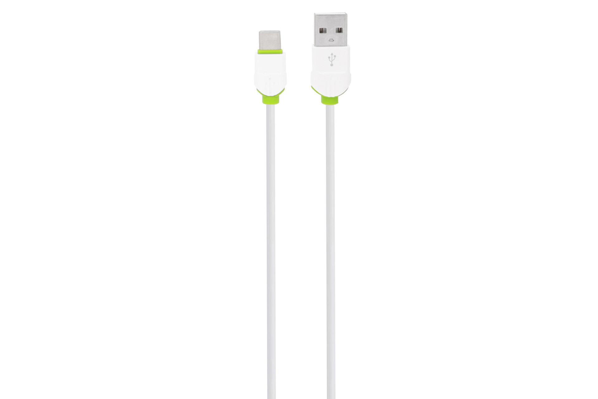 کابل شارژ USB الدینیو Type-A به Type-C مدل LS33 با طول 2 متر