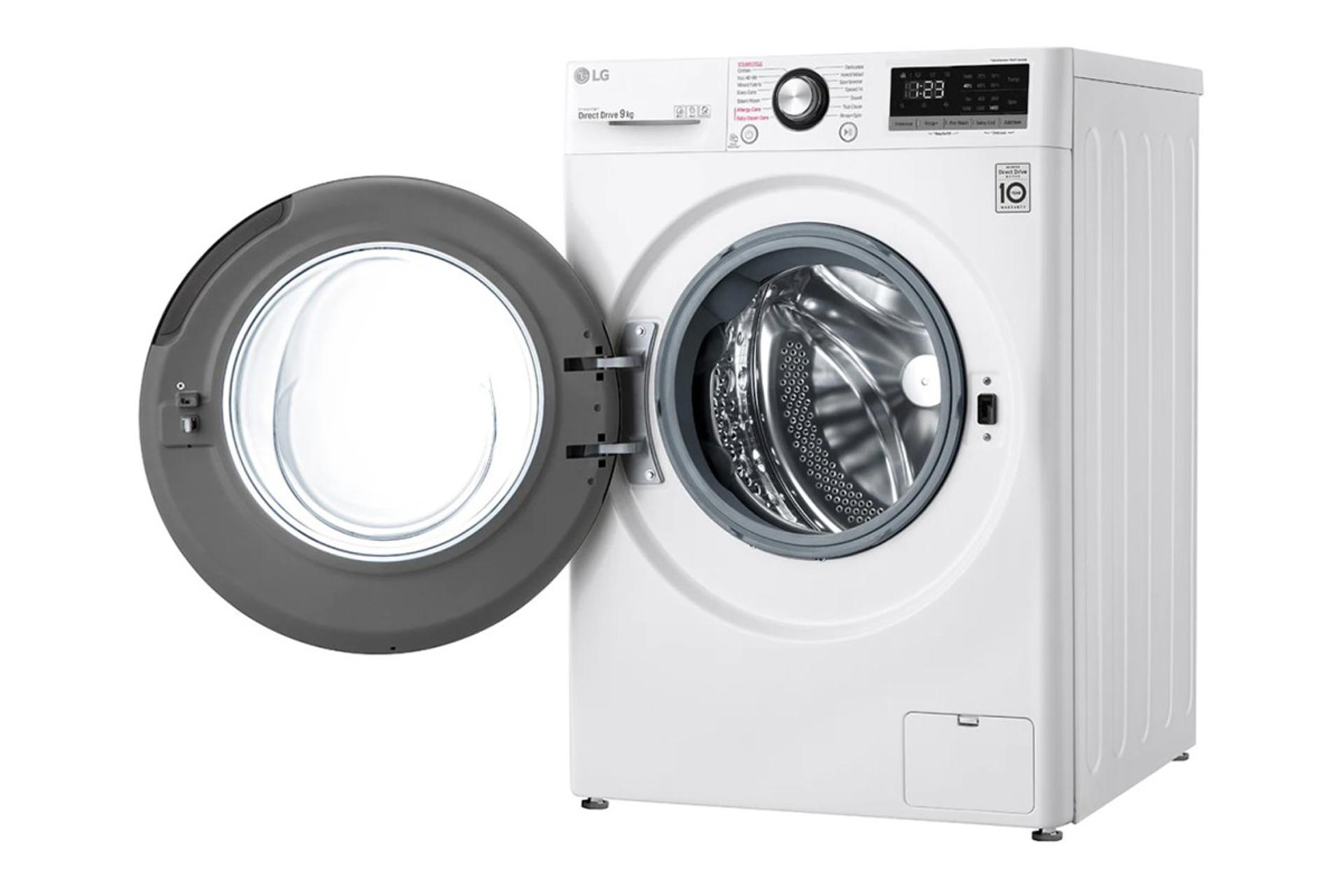 ماشین لباسشویی ال جی LG F4V3VYP6WE نمای جلو
