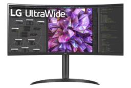 مانیتور ال جی 34 اینچ مدل UltraWide 34WQ75C نمای جلو