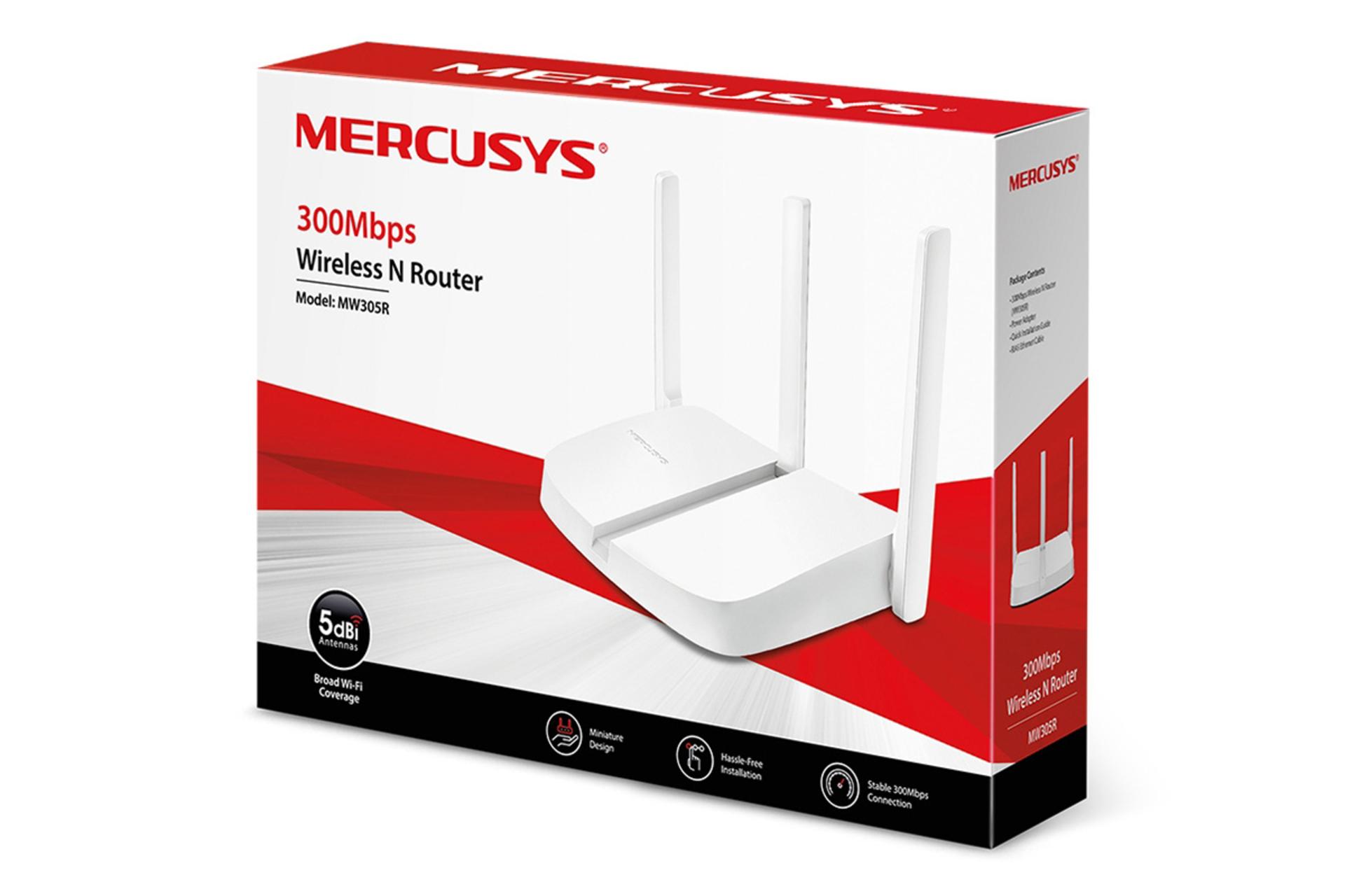 جعبه روتر مرکوسیس MERCUSYS MW305R V3