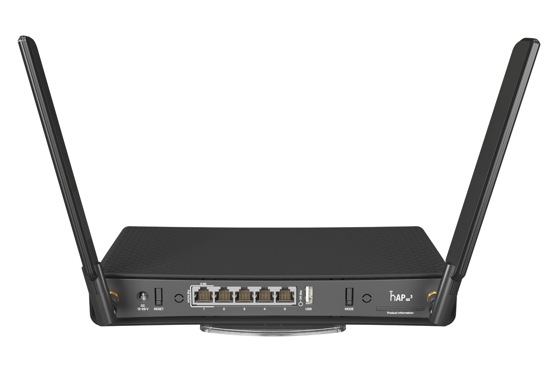 درگاه‌های روتر میکروتیک MikroTik hAP ax3