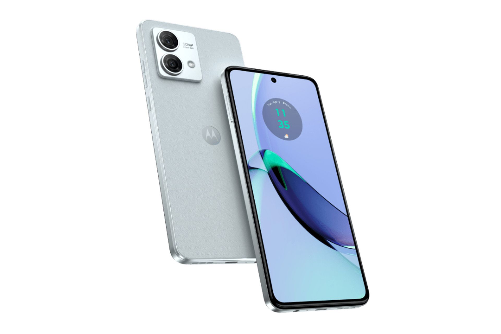 نمای کناری گوشی موبایل موتو G84 موتورولا / Motorola Moto G84 خاکستری