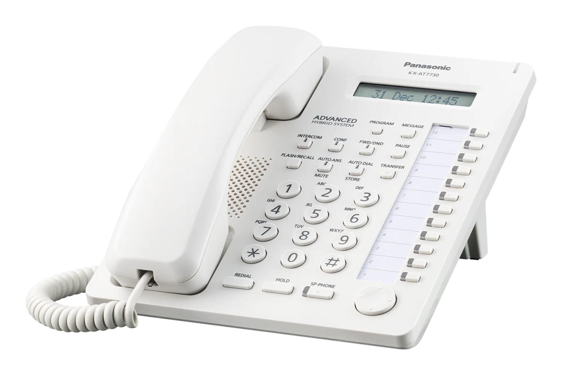 تلفن پاناسونیک KX-AT7730X سفید