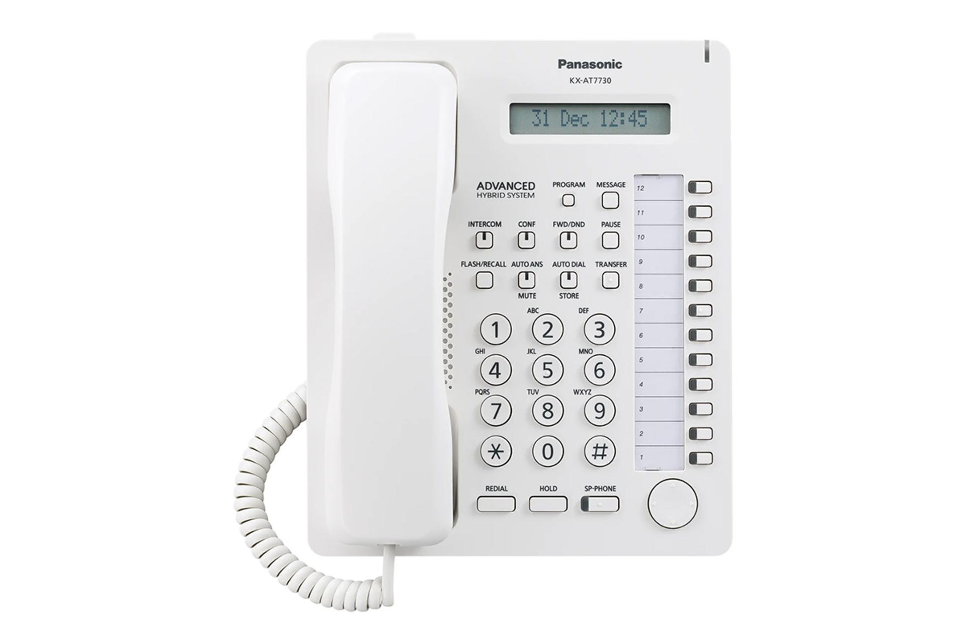 تلفن پاناسونیک KX-AT7730X سفید