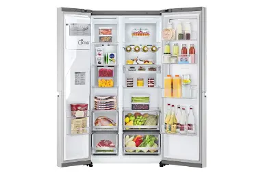 یخچال فریزر ال جی LG GC-J257 نمای داخل