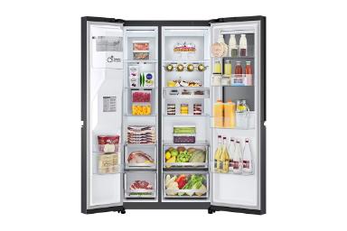 یخچال فریزر ال جی LG GCX-287TNB فضای داخل