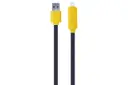 کابل شارژ USB ریمکس Type-A به Micro-USB+Lightning مدل RC-27t 2in1 با طول 1 متر