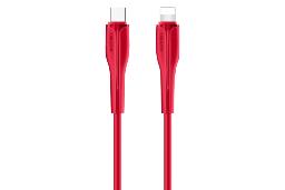 کابل شارژ USB یوسمز Type-C به Lightning مدل US-SJ405 U38 با طول 1 متر