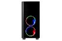 کیس کامپیوتر ترمالتیک Thermaltake View 31 Tempered Glass RGB Edition نمای جلو