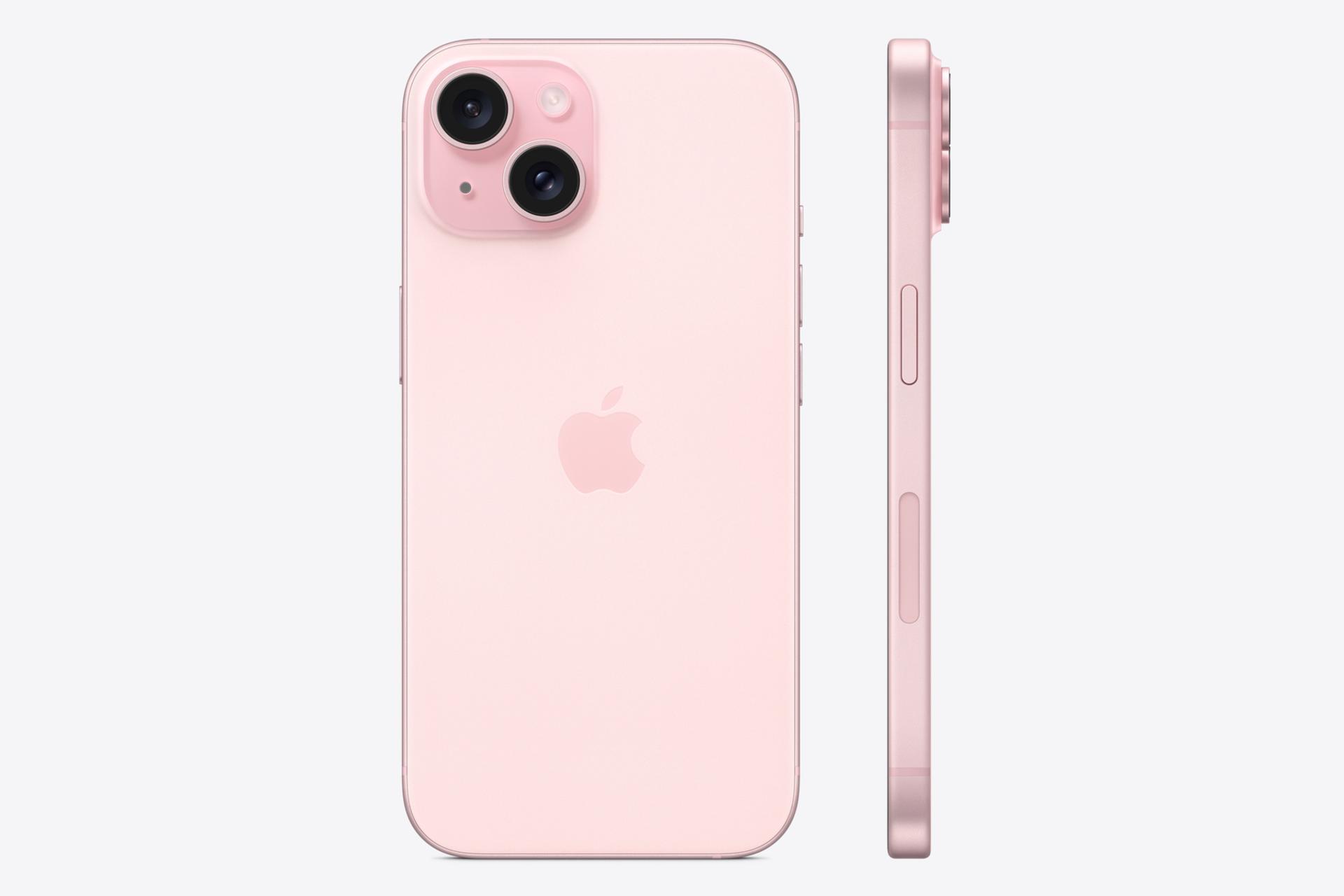 پنل پشت گوشی موبایل آیفون 15 پلاس اپل / Apple iPhone 15 Plus صورتی