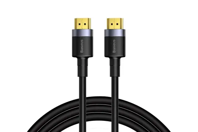 کابل HDMI باسئوس CADKLF-F01 4K 60Hz نسخه 2.0 با طول 2 متر نمای روبرو