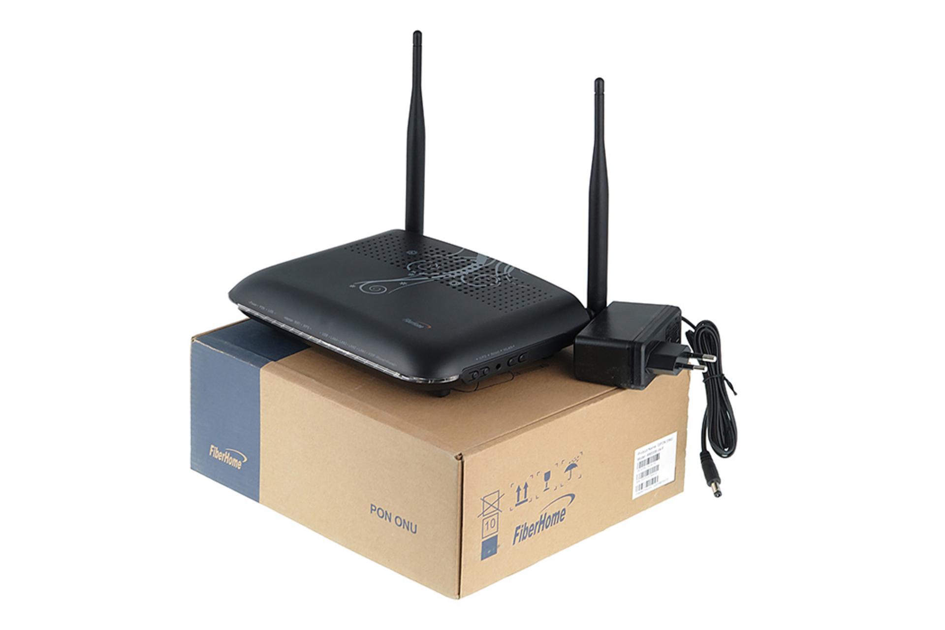 جعبه مودم روتر GPON فایبرهوم FiberHome AN5506-04-F