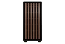 کیس کامپیوتر فرکتال Fractal North Charcoal Black TG Dark نمای جلو