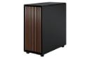 کیس کامپیوتر فرکتال Fractal North Charcoal Black TG Dark نمای راست