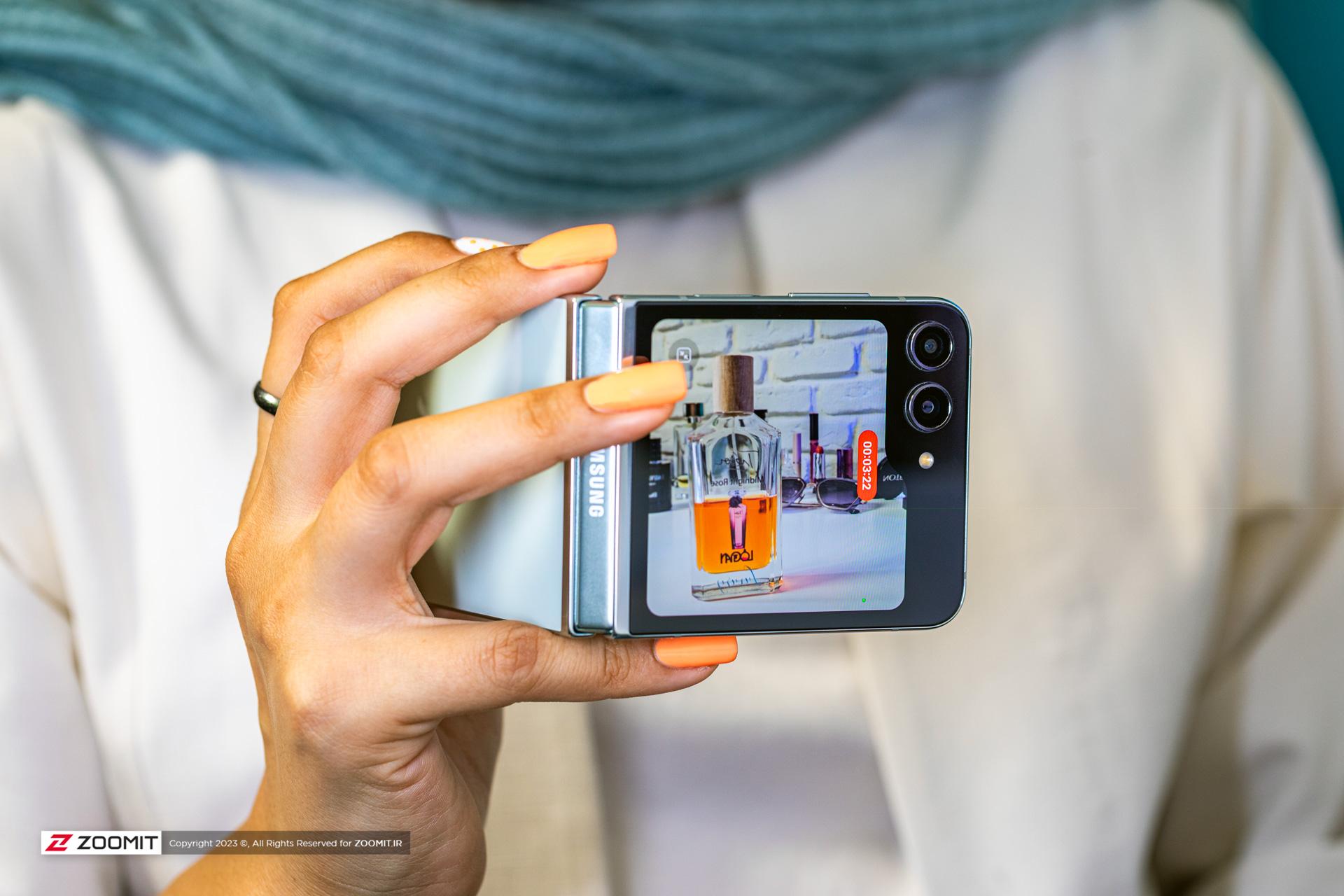 دوربین حالت فلکس گوشی موبایل گلکسی زد فلیپ 5 سامسونگ / Samsung Galaxy Z Flip5