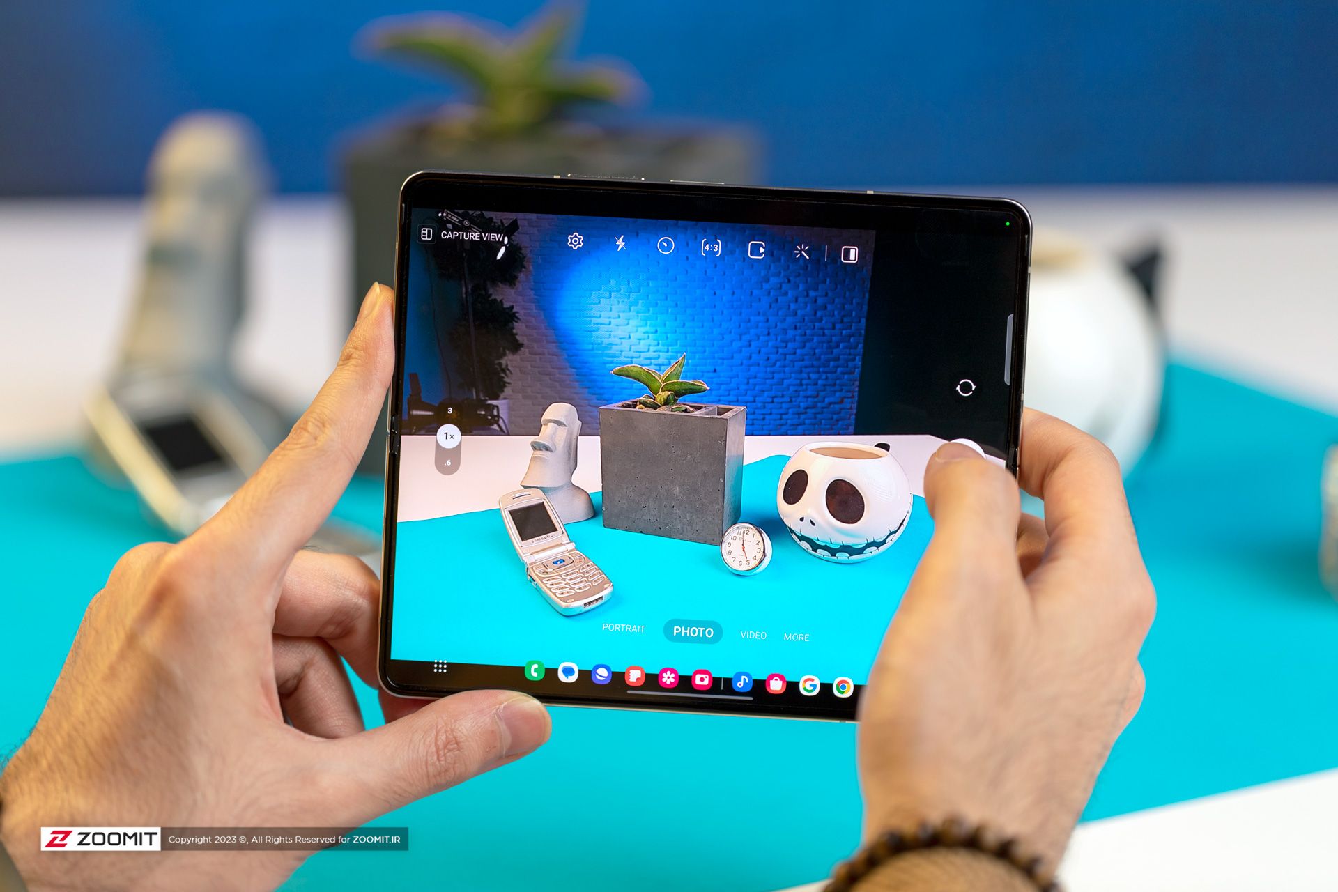 رابط کاربری دوربین گوشی موبایل گلکسی زد فولد 5 سامسونگ / Samsung Galaxy Z Fold5