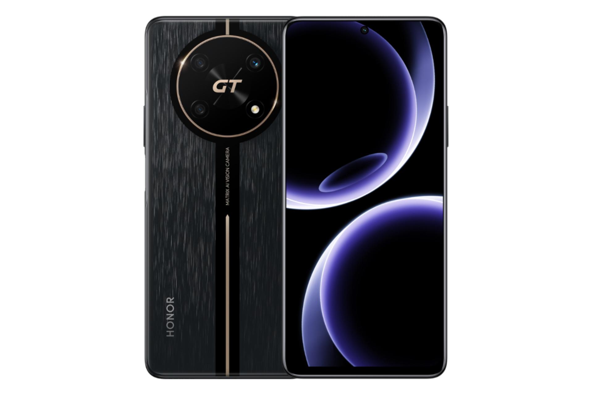 گوشی موبایل آنر HONOR X40 GT Racing مشکی طرح دار