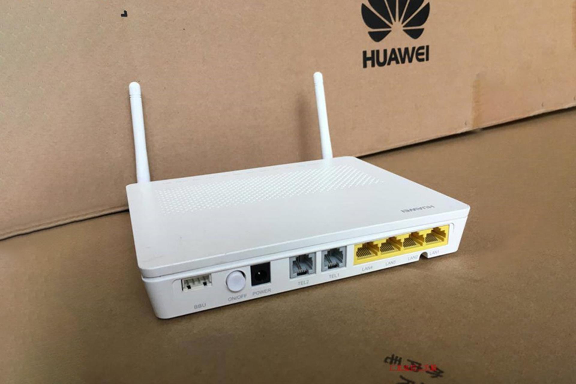 نمای کناری مودم روتر GPON هواوی Huawei HG8245H