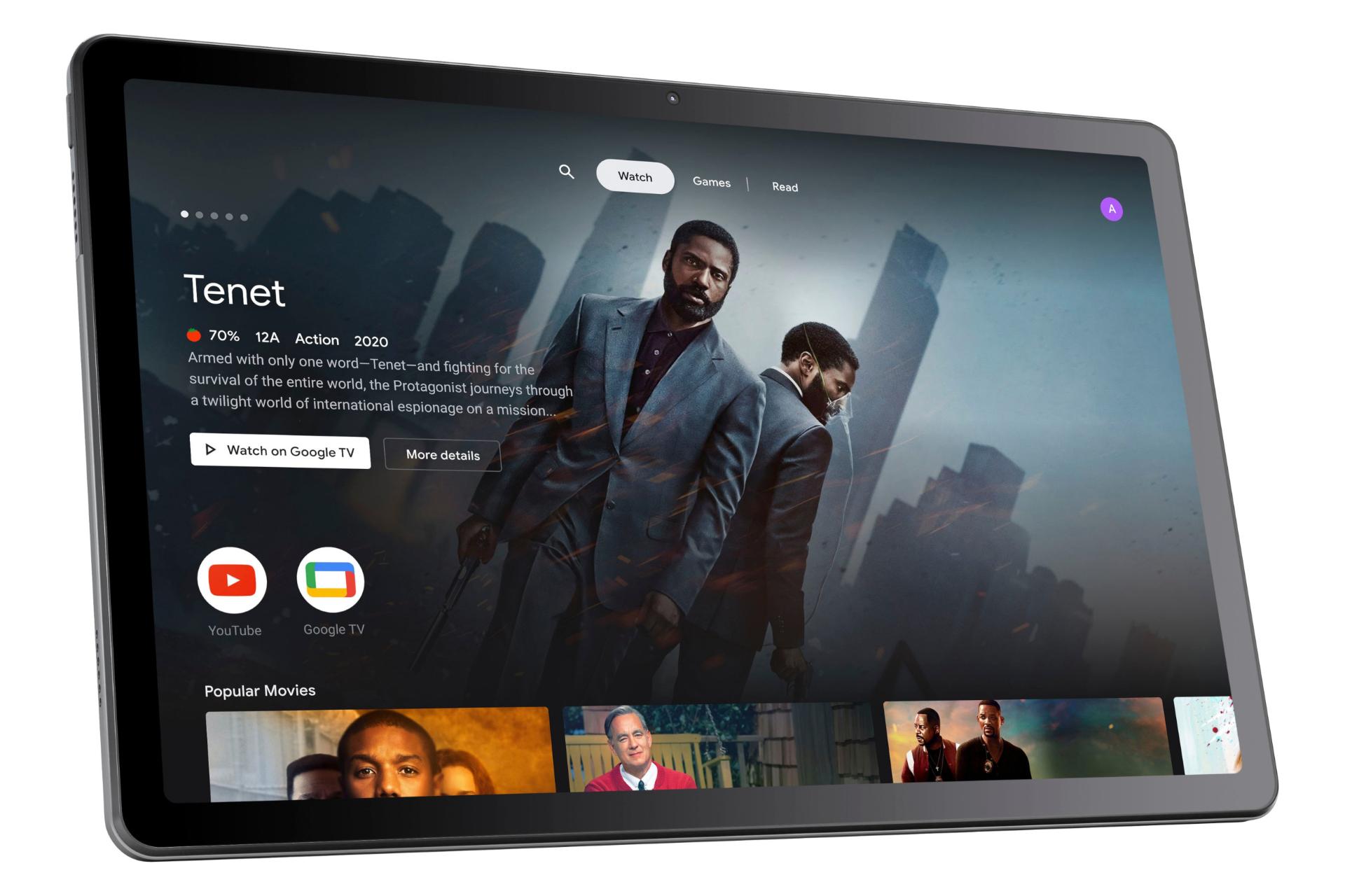 نمای چپ تبلت تب M10 پلاس لنوو نسل سوم / Lenovo Tab M10 Plus 3rd Gen