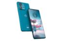 نمای کناری گوشی موبایل موتورولا اج 40 نئو / Motorola Edge 40 Neo آبی