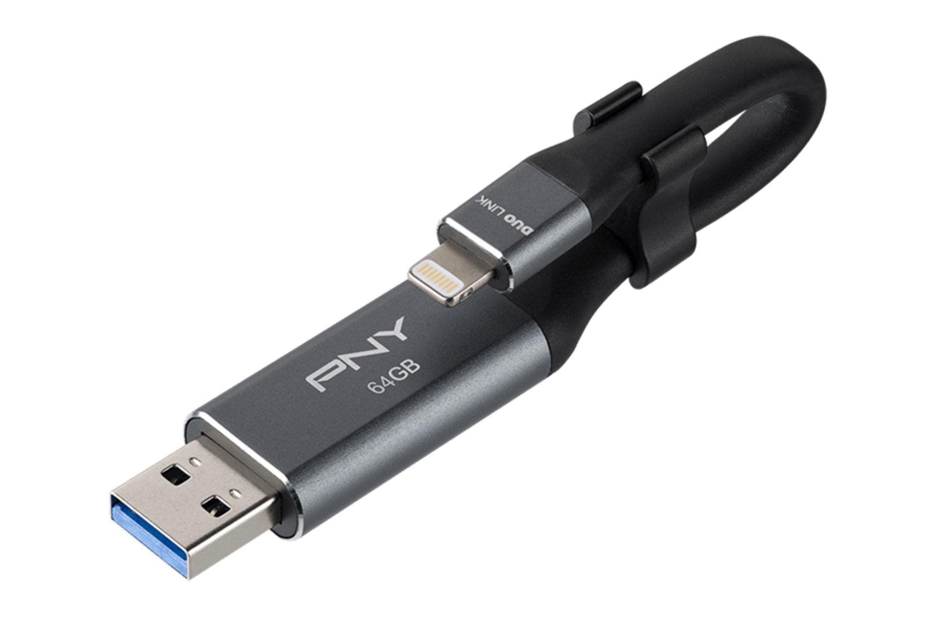 فلش مموری پی ان وای PNY DUO LINK iOS OTG 64GB