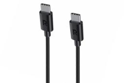 کابل شارژ USB راوپاور Type-C به Type-C مدل RP-CB1021 با طول 1 متر