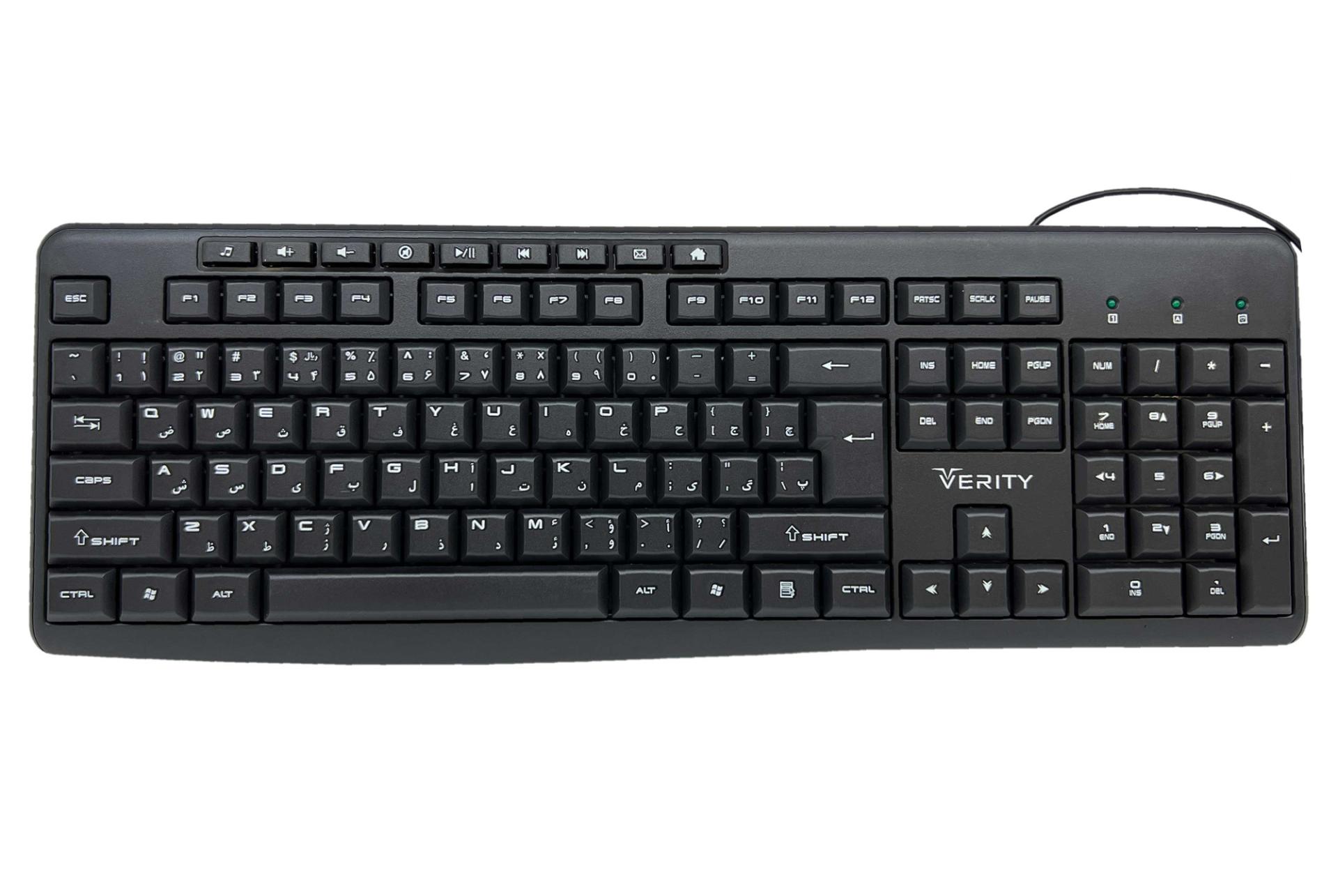 ابعاد کیبورد وریتی V-KB6133