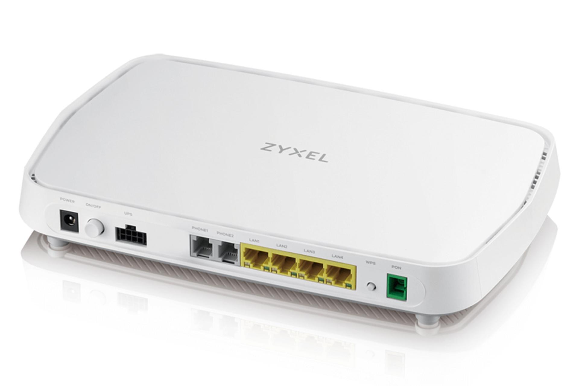 نمای کناری مودم روتر GPON زایکسل ZYXEL PMG5617GA