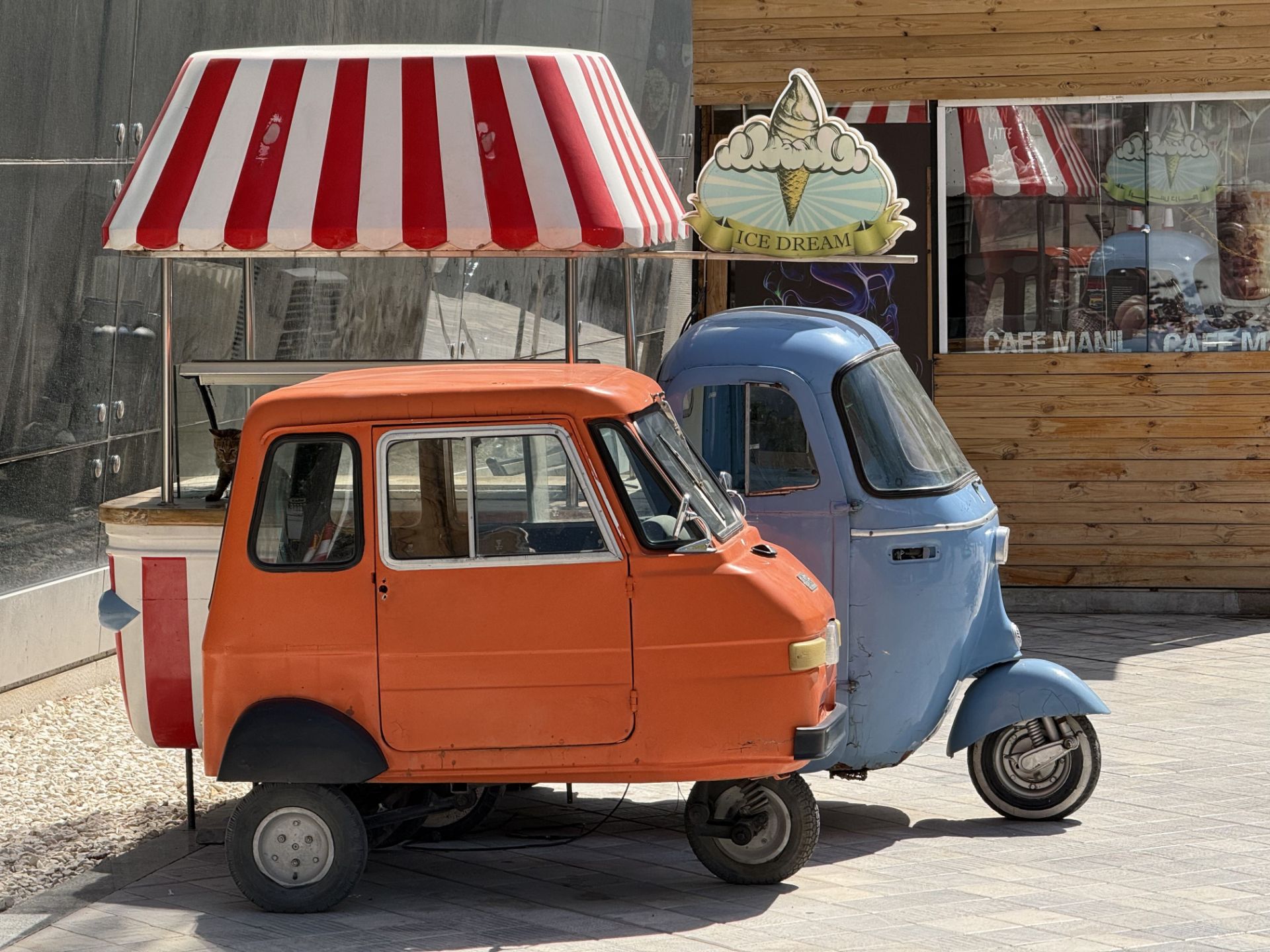 Single car in Tehran Book Garden - iPhone 16 Pro telephoto camera