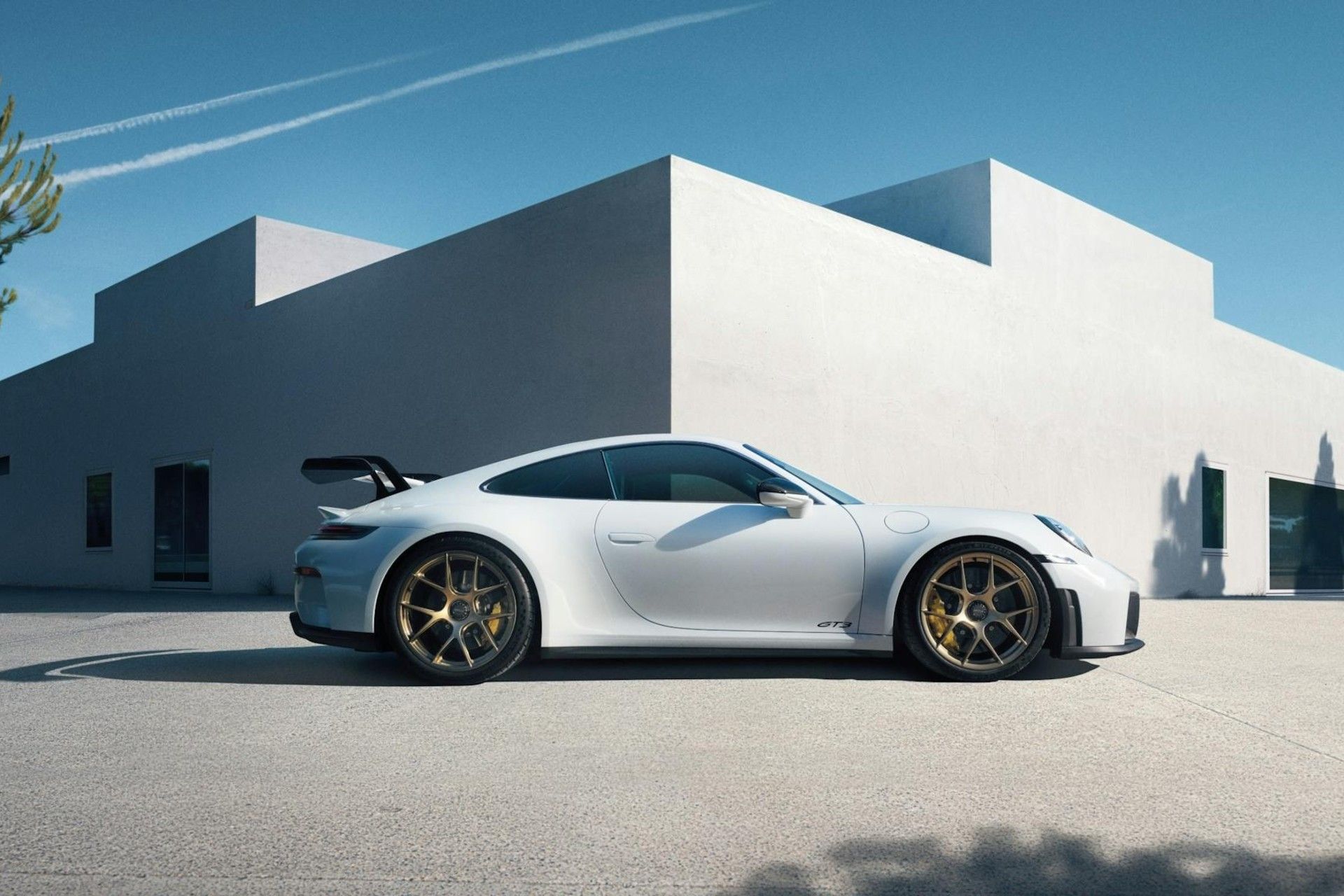 نمای جانبی خودرو پورشه 911GT3
