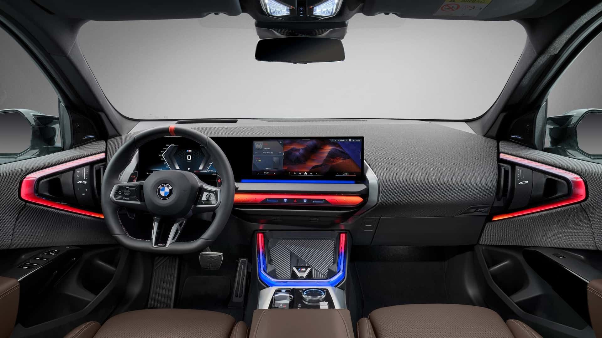 نمای داخلی خودرو BMW X3 M50 xdrive